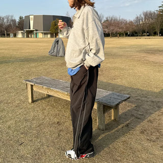 Half-zip sweatshirt
