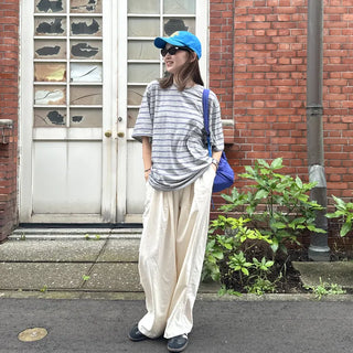 (Unisex) Cotton Wide Pants