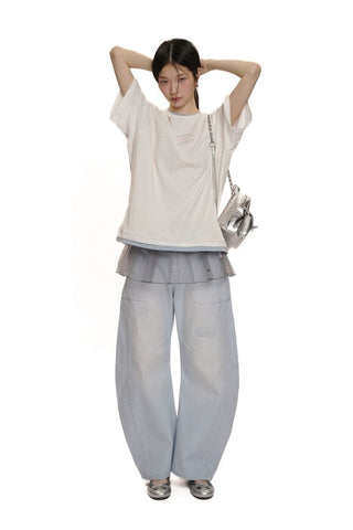 [Moromoro2] Layered Tulle Mesh Mini Skirt