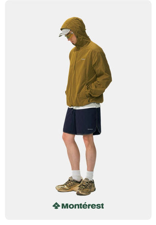 [Monterest] Quick-Dry Contrast Trim Surf Shorts