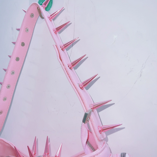 Rivet PU leather metal chain handbag  | Festival Outfits Women