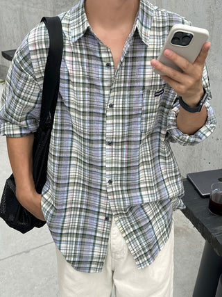 Amande Summer Check Shirt