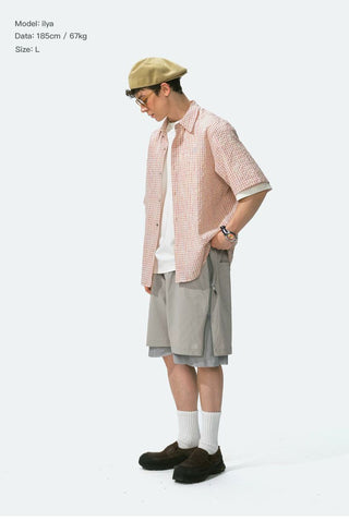 [Monterest] Double Layer Side Zip Outdoor Shorts