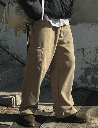 [Cargo] #SheepskinLined Air Corduroy Elastic Pants (5 colors, M~L)