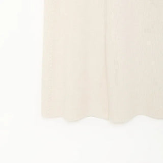 Knit wide-leg pants