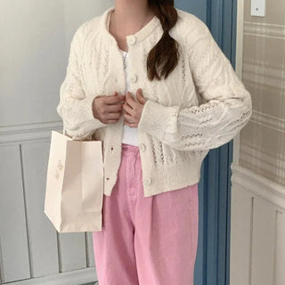[6 colors] Wool Cardigan
