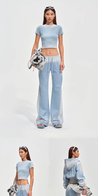 [NOTAWEAR] Equestrian Badge Slim Fit Crop  Tee