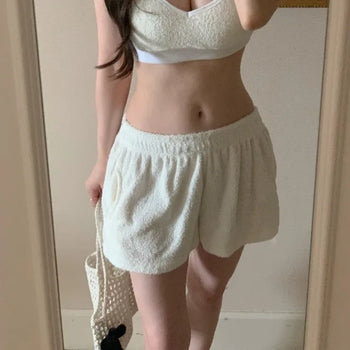 Terry Bikini Swimsuit Shorts