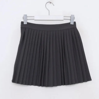 Pleated mini skirt