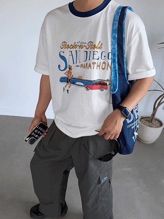 Marathon Ringer 1/2 T-shirt