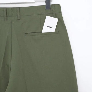 Pintuck Wide Chino Pants