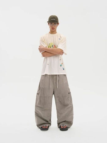[MASONPRINCE] Cotton Baggy Work Pants