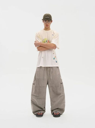 [MASONPRINCE] Cotton Baggy Work Pants