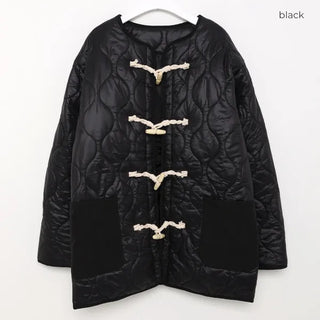 Quilted duffel down coat