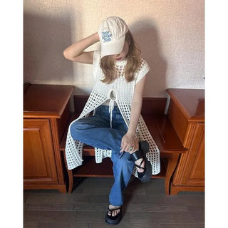 Straight denim pants