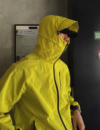 Airhole Windbreaker Hooded Jacket (5 colors)