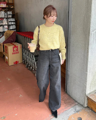 Basic round neck knit
