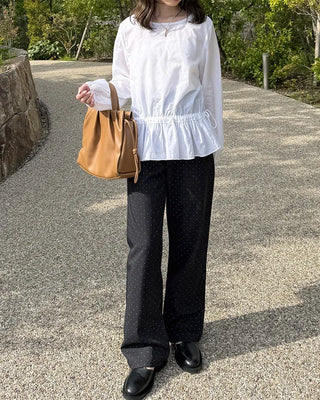 Dot banding pants
