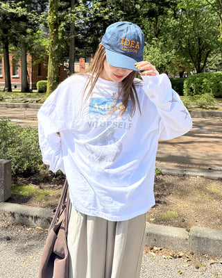 (Unisex) Star Sleeve Print Shirt