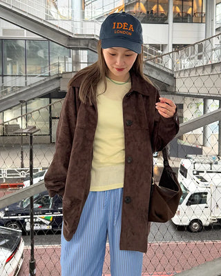 Suede Midi Jacket