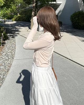 Slim Drape Point T-Shirt