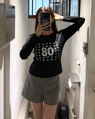 08 Point Slim Long-Sleeve T-Shirt
