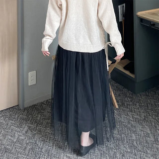 Tulle frill skirt