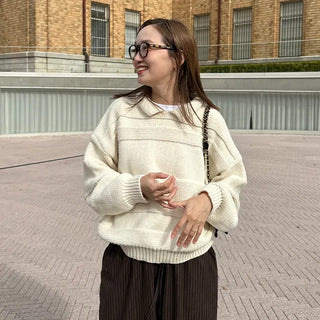 Color patchwork knit