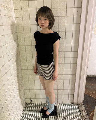See-through high-leg warmer