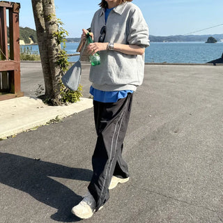 Half-zip sweatshirt