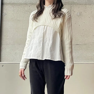 Cropped Rib Knit