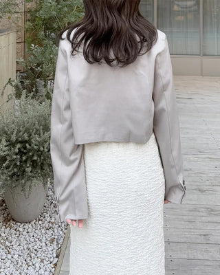 Basic short jacket