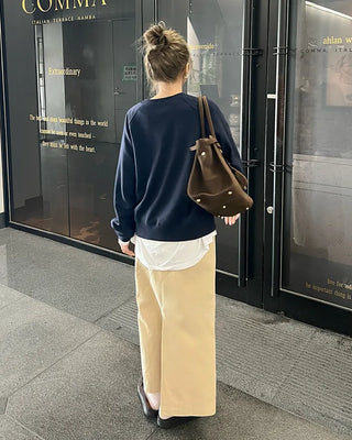 Classic cotton long skirt