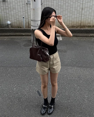 Basic cotton shorts