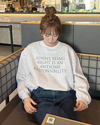 Awesome Lettering Sweatshirt