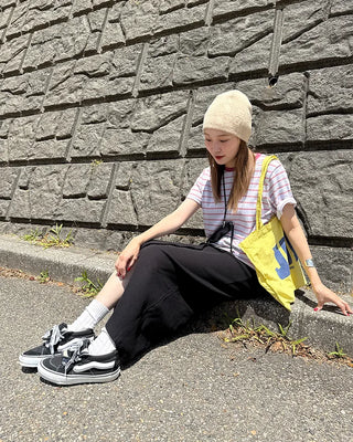 Casual striped short-sleeved T-shirt
