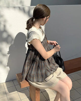 Two-pleat shorts