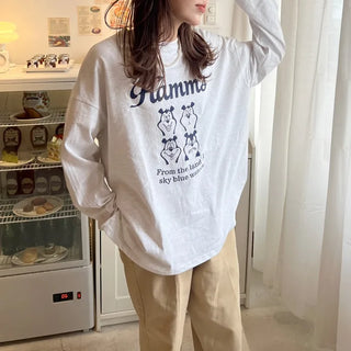 Bears Loose Long T-Shirt
