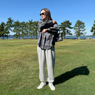 Two-tone checkered shirt