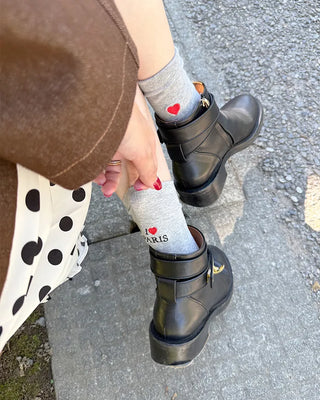 I LOVE Lettering Socks