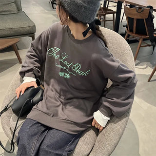 The Last Lettering Brushed Sweatshirt