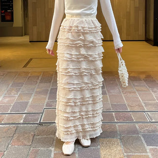 Cancan frill skirt