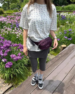 Flower Loose Fit Half Sleeve T-Shirt