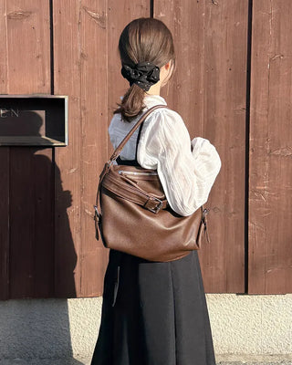 Belt Point Square Shoulder Bag