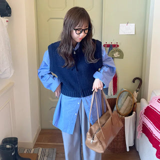 Basic blue color shirt