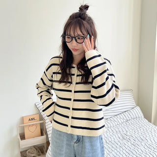Striped cardigan