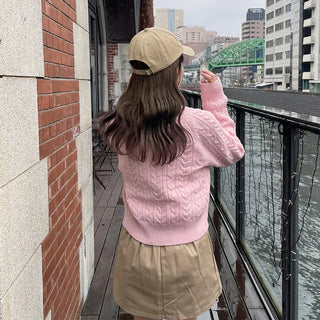 Ribbon Stitch Cardigan