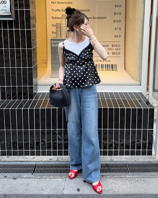 Tencel Wash Wide Denim Pants