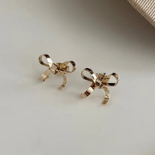 Tiny Ribbon Earrings