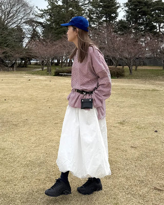 Balloon Fit Long Skirt